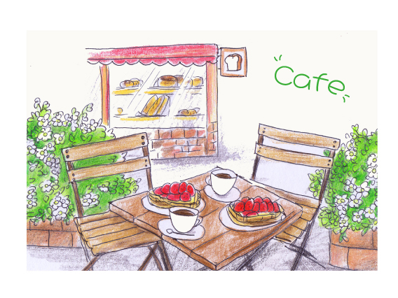 03カフェイラスト